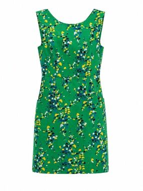 Plenty by Tracy Reese Vanessa Confettifield Green Sheath Dress Size 4